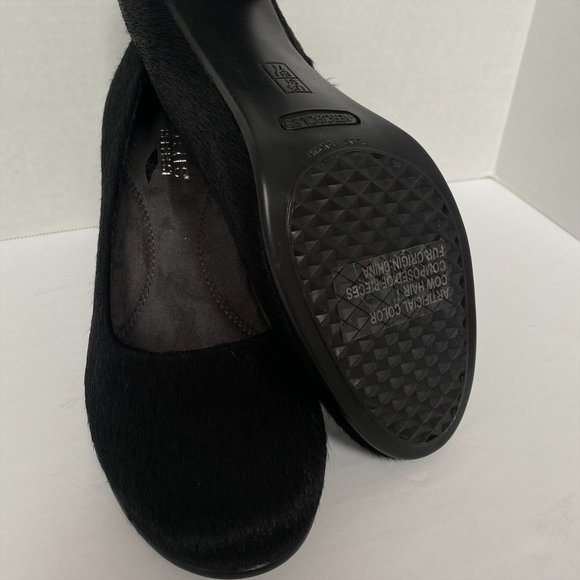 COPY - AEROSOLES DOLLE UP PUMP BLACK COWHAIR IN SIZE 9.5W - Picture 5 of 8